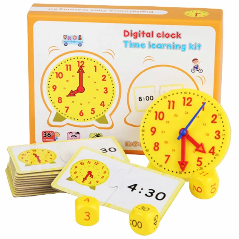 Kid Toys Ads - Reloj Montessori para niños, juguetes educativos,