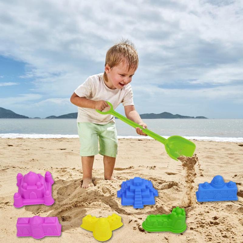 Kinetic Sand Mold - Juguetes de playa, 6 uds., varias