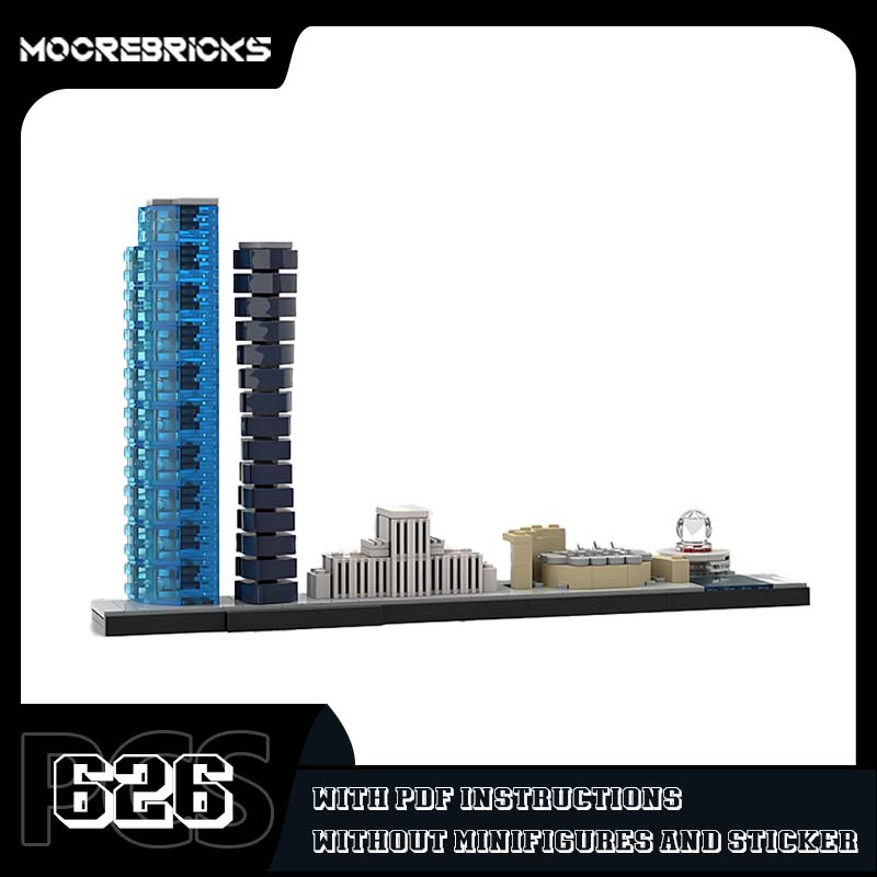 Kids Toys Vancouver - Modelo MOC del Horizonte de Vancouver,
