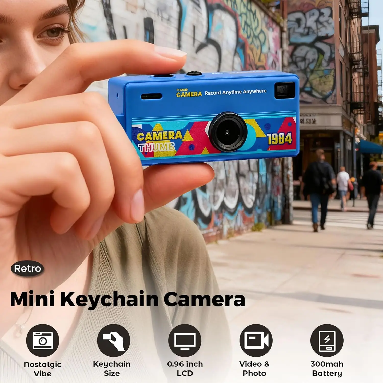 Mini Cámara Digital 1080P HD,  - Kids Toys Youtube reseña y precio